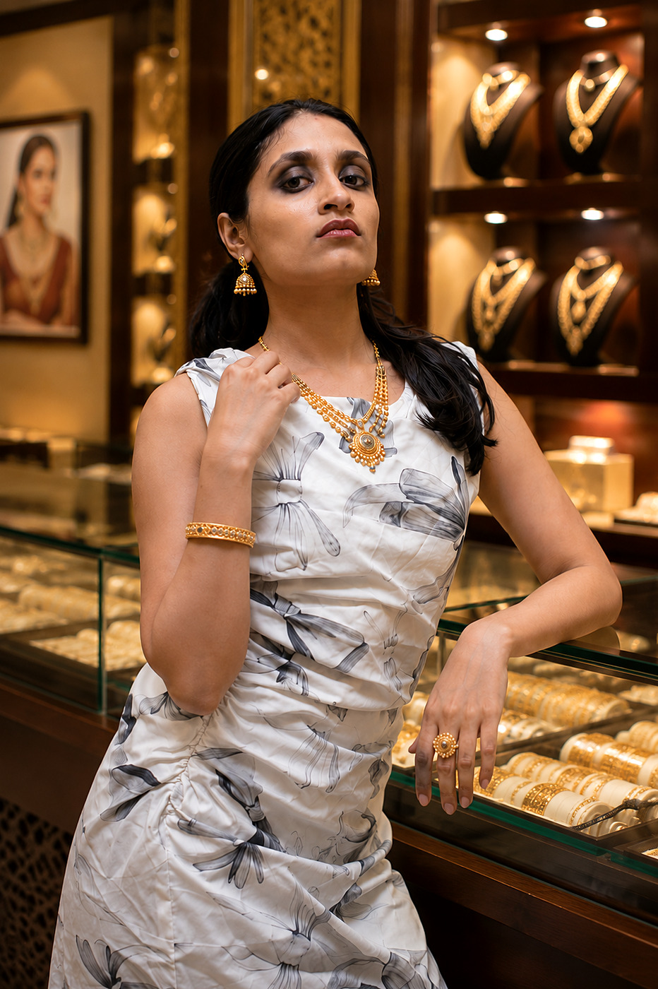 Balakrishna gold worn at the Stadium showroom