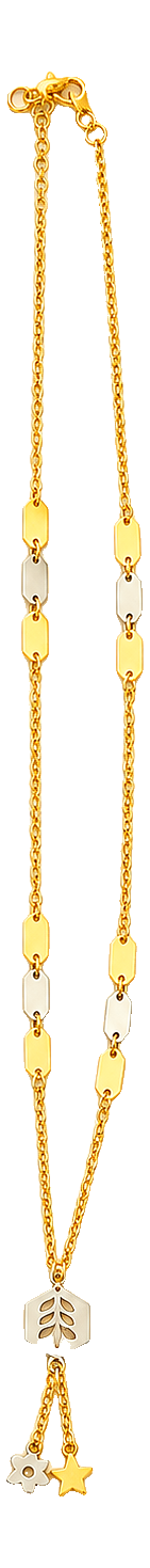 Two Tone Bar Link Chain — Daily Wear collection at Balakrishna · Stadium